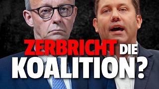 merz und schwarz rot am ende
