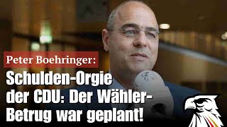 schulden orgie der cdu der
