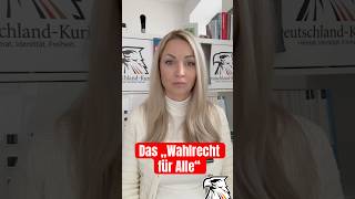 wahlrecht fuer alle spd und union