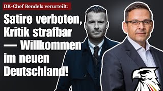 dk chef bendels verurteilt satire