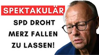 heftiger streit spd droht merz nicht