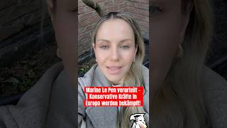 marine le pen verurteilt konservative