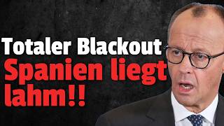 mega blackout ganz spanien ohne strom