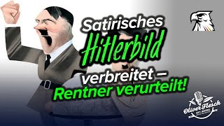 satirisches hitlerbild verbreitet