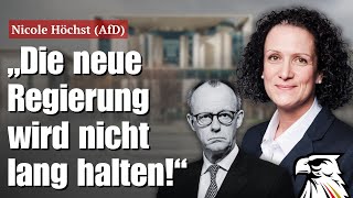 die neue regierung wird nicht lang