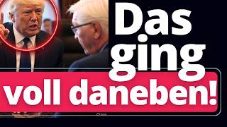 trump schock nachricht fuer steinmeier